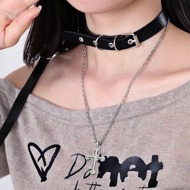 PEACE CAT choker