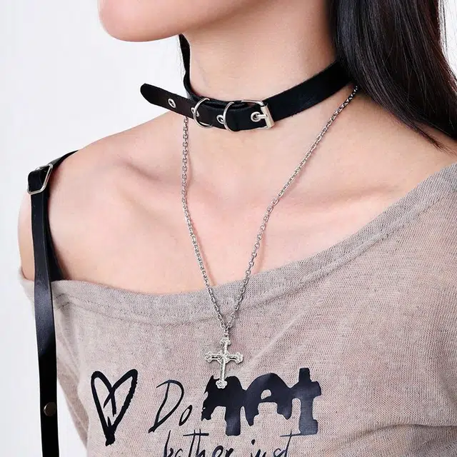 PEACE CAT choker