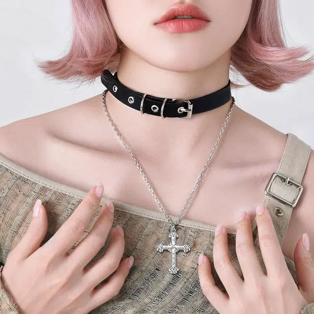 PEACE CAT choker