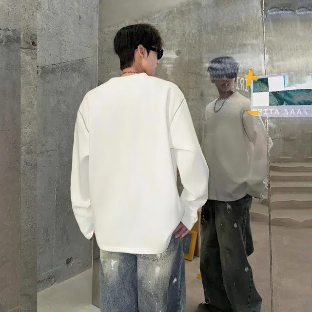 大卫贝肯 学院风帅气时尚休闲潮流百搭舒适质感圆领卫衣 男女同款