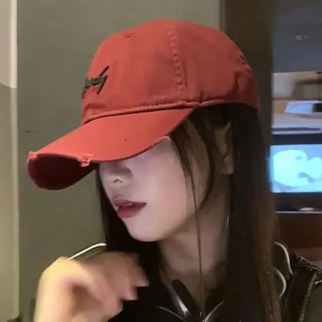 玄唐 美式复古字母刺绣大头围水洗户外出行防晒遮阳大头围显脸软顶 棉 鸭舌帽 男女同款情侣款