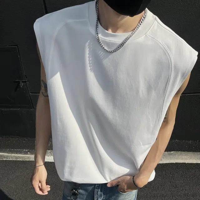 北欧攻略 美式基础款休闲运动健身柔软舒适痞帅坎肩背心 男女同款