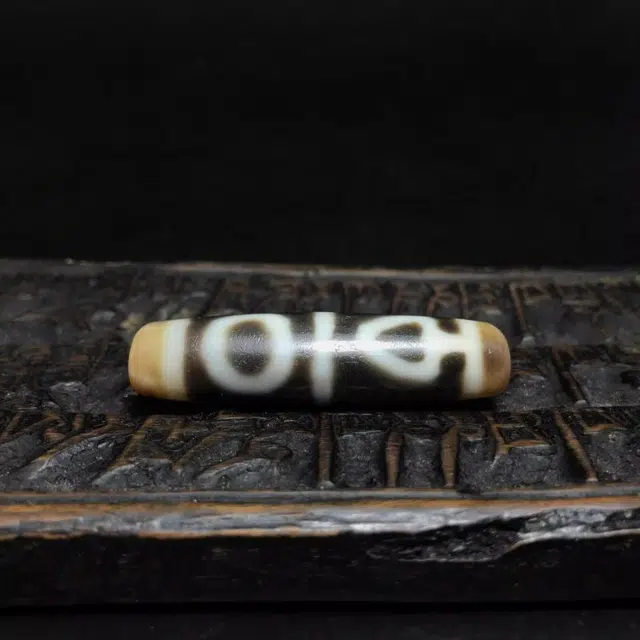 灵运宝 转运招财天珠菩提天地眼老矿皮壳温润老矿风化油润包浆老料器磨损到位天然 玛瑙 吊坠 男女同款情侣款