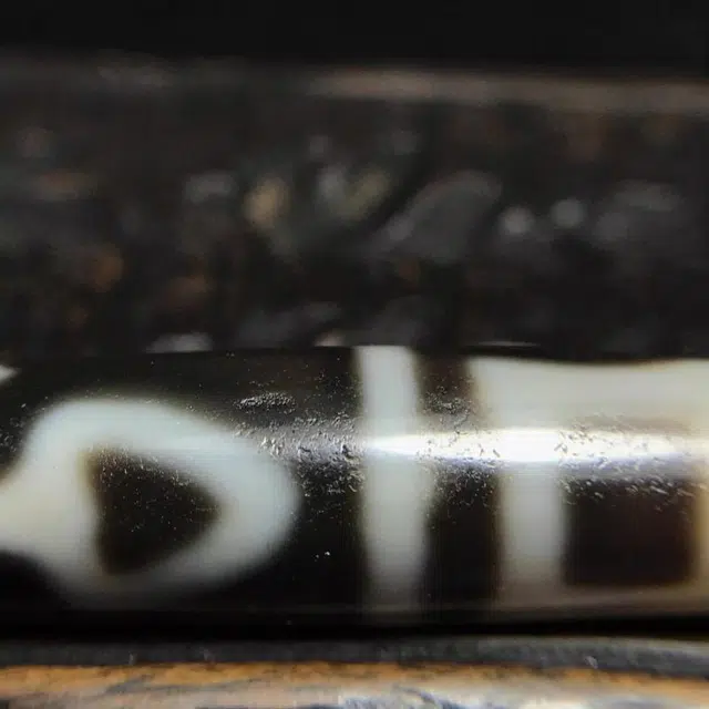 灵运宝 转运招财天珠菩提天地眼老矿皮壳温润老矿风化油润包浆老料器磨损到位天然 玛瑙 吊坠 男女同款情侣款