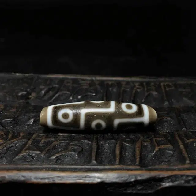 灵运宝 转运招财九眼天珠颜色分明皮壳温润老矿风化油润包浆老料器磨损到位天然 玛瑙 吊坠 男女同款情侣款