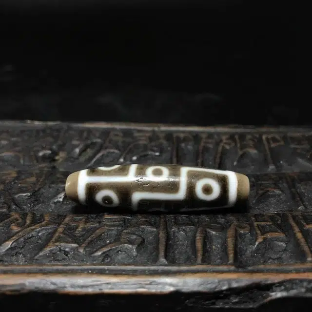 灵运宝 转运招财九眼天珠颜色分明皮壳温润老矿风化油润包浆老料器磨损到位天然 玛瑙 吊坠 男女同款情侣款