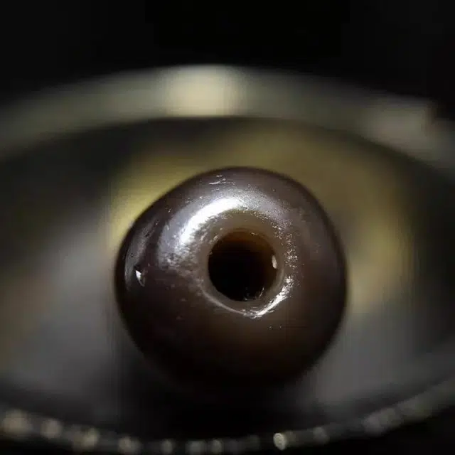 灵运宝 转运招财天珠金刚两眼老矿风化油润包浆老料器磨损到位天然 玛瑙 吊坠 男女同款情侣款
