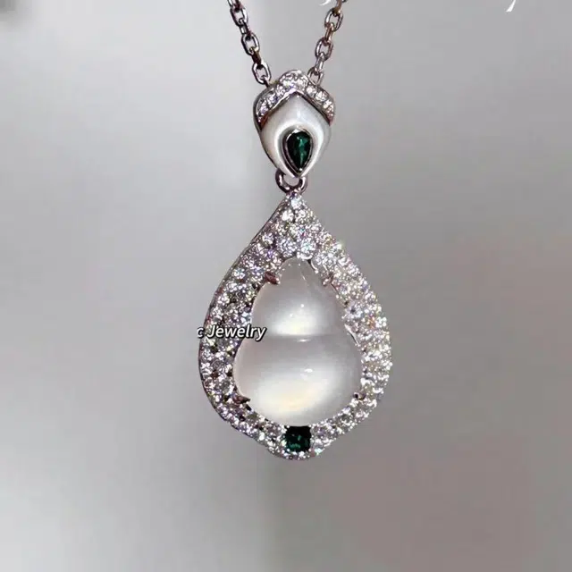 龙弗 【福禄招财】转运纳福福禄五行暴美暴富早晚发财清冷氛围感气质女神复古经典气质满分 玉髓 轻奢高级感锁骨链时尚百搭项链 女款