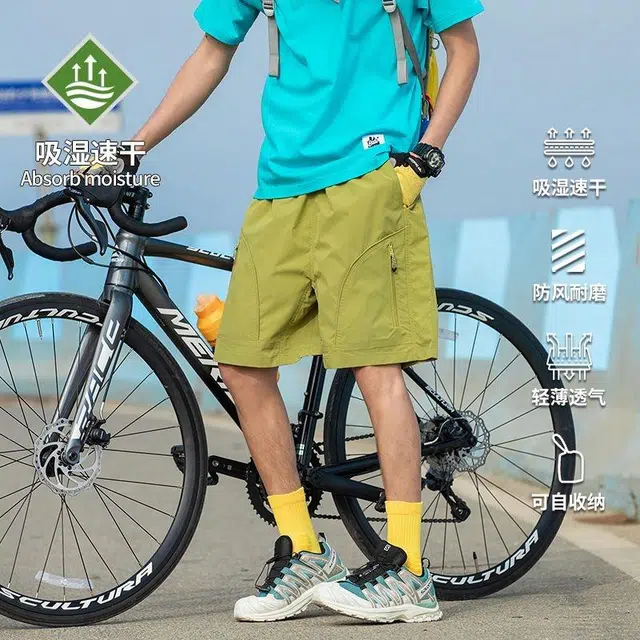 隐狼世家 宽松五分潮流百搭高街休闲短裤 男款