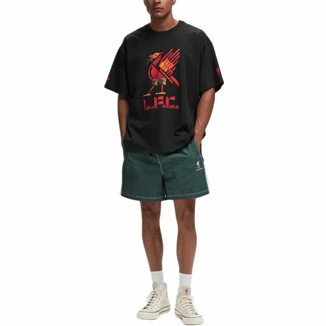 Converse x Liverpool FC Liver Bird T-Shirt Black