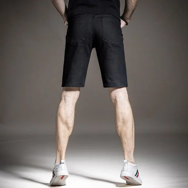 贵色 经典高质量休闲高端青少年学院风牛仔短裤 男女同款