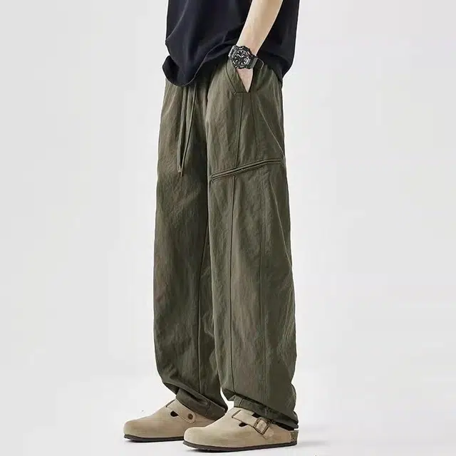 隐狼世家 宽松直筒潮流时尚百搭舒适休闲裤 男款
