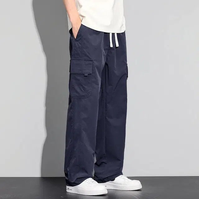 隐狼世家 美式潮牌宽松直筒运动百搭时尚长裤休闲裤 男款