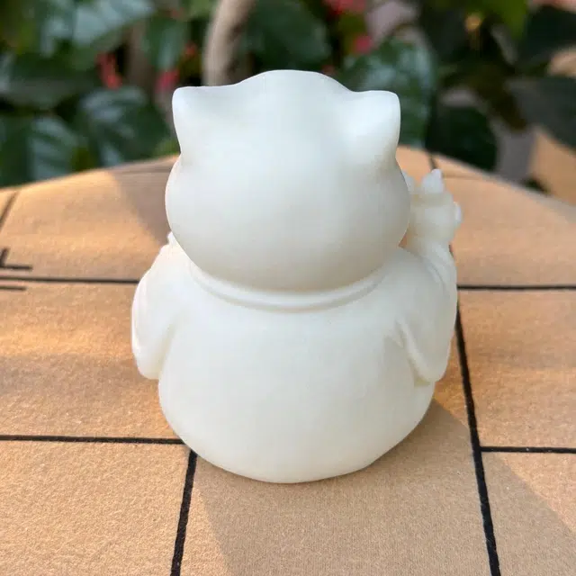 爵倾 国潮新中式招财猫手把件 象牙果 摆件 男女同款情侣款