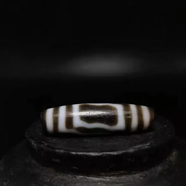灵运宝 #转运招财三眼老天珠九眼页岩黑白分明老矿风化油润包浆老料器磨损到位天然 玛瑙 吊坠 男女同款情侣款