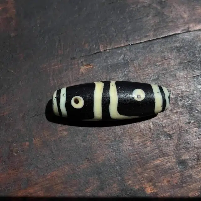 灵运宝 转运招财天珠三眼图腾少线粗扎实磨损老矿风化油润包浆老料器磨损到位 琉璃 项链 男女同款情侣款