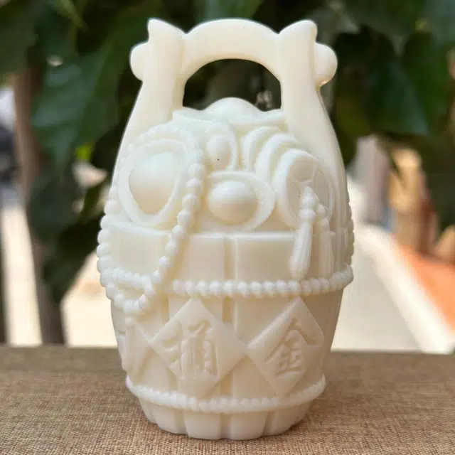 爵倾 国潮新中式 象牙果 手把件 男女同款情侣款