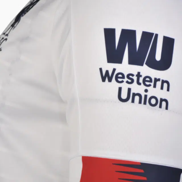 New Balance Liverpool FC Away SS Jersey 201920 logoV