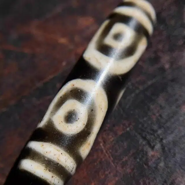 灵运宝 #转运招财天珠宝盖三眼磨损钥匙孔老矿风化油润包浆老料器磨损到位 小米珠 吊坠 男女同款情侣款