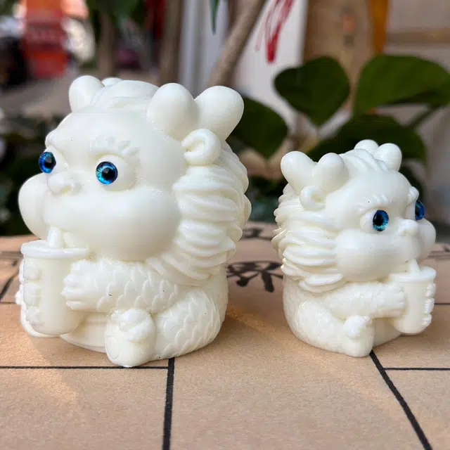 爵倾 龙宝宝新中式国潮手把件 象牙果 摆件 男女同款情侣款