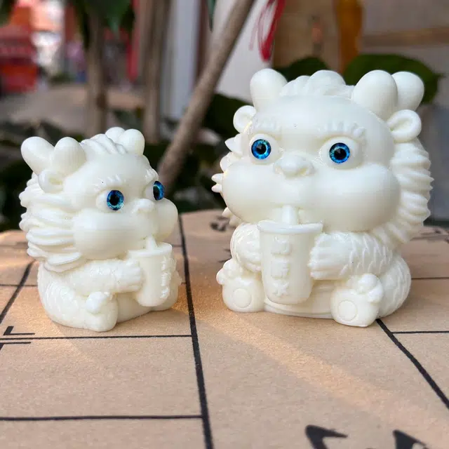 爵倾 龙宝宝新中式国潮手把件 象牙果 摆件 男女同款情侣款