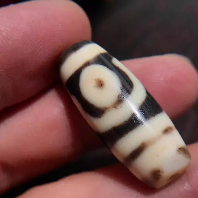 灵运宝 #转运招财如意两眼天珠咬色扎实皮壳润老矿风化油润包浆老料器磨损到位天然 玛瑙 吊坠 男女同款情侣款