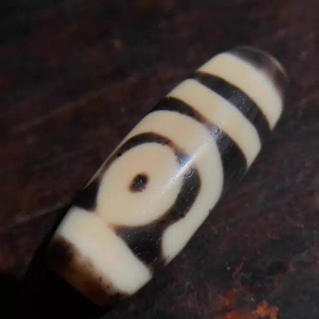 灵运宝 #转运招财如意两眼天珠咬色扎实皮壳润老矿风化油润包浆老料器磨损到位天然 玛瑙 吊坠 男女同款情侣款