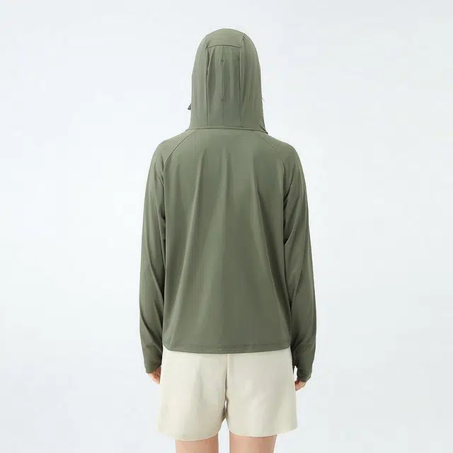 北极绒 透气皮肤衣户外薄款连帽服运动长袖夹克外套 男款