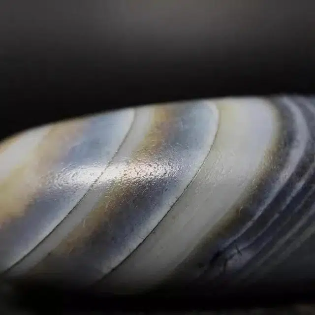 灵运宝 #转运招财高古老缠丝蓝沁色老矿风化油润包浆老料器磨损到位天然 玛瑙 吊坠 男女同款情侣款