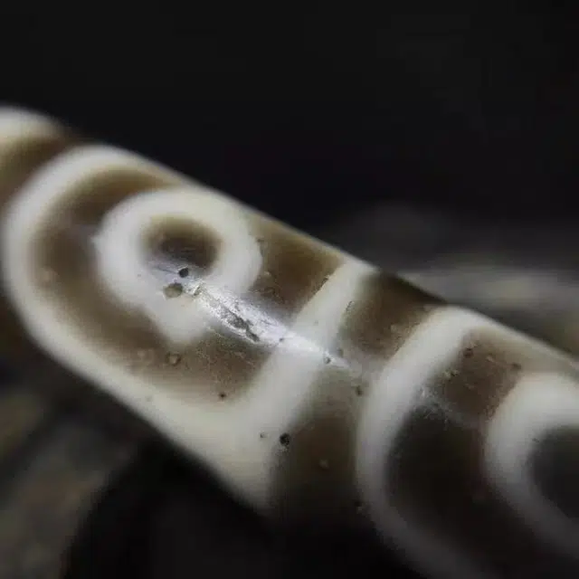 灵运宝 #转运招财天珠地门四眼老矿风化油润包浆老料器磨损到位 小米珠 吊坠 男女同款情侣款