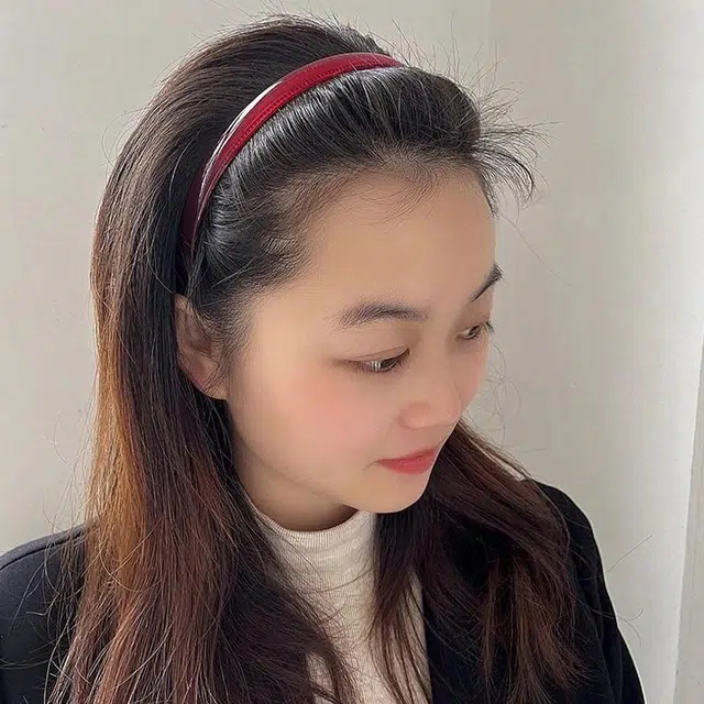 如花梦 高级感果冻带齿塑料防滑压发洗脸 亚克力 发箍 女款