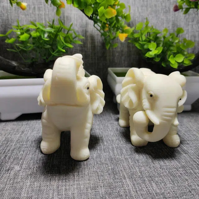 爵倾 新中式轻奢 精雕 平安如意对象 象牙果 摆件 男女同款情侣款