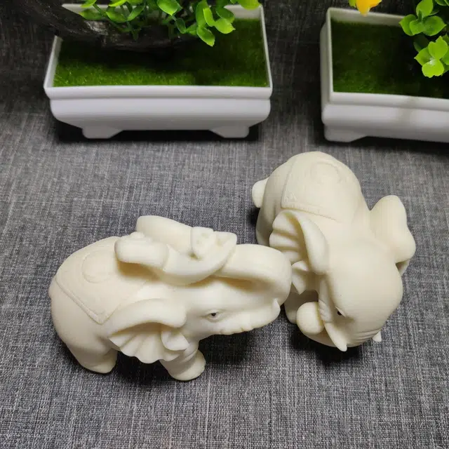 爵倾 新中式轻奢 精雕 平安如意对象 象牙果 摆件 男女同款情侣款