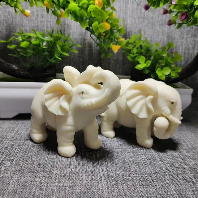 爵倾 新中式轻奢 精雕 平安如意对象 象牙果 摆件 男女同款情侣款