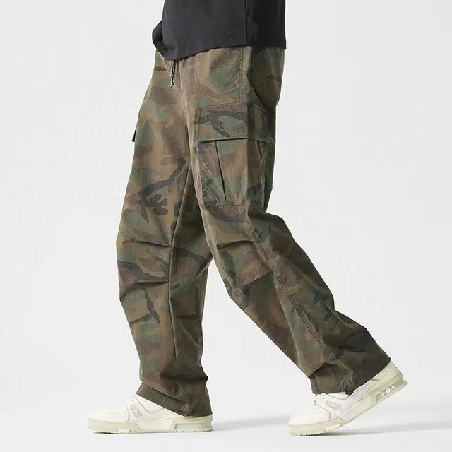 GTHOMME Camo Cargo Pants