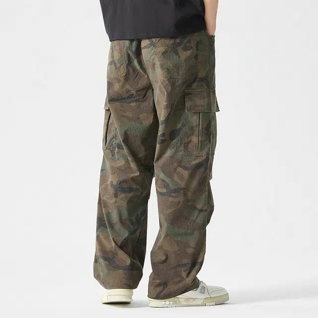 GTHOMME Camo Cargo Pants