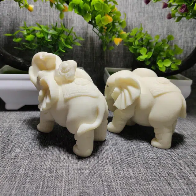 爵倾 新中式轻奢 精雕 平安如意对象 象牙果 摆件 男女同款情侣款