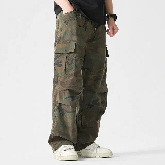 GTHOMME Camo Cargo Pants