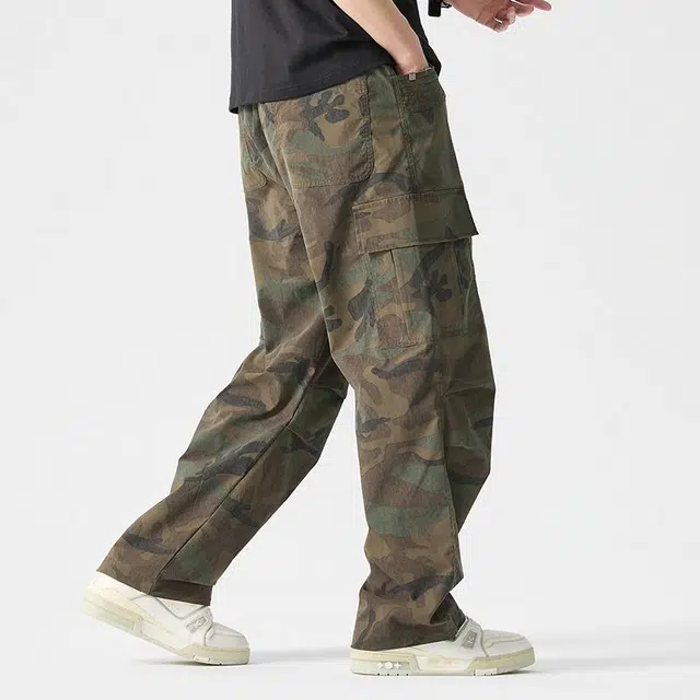 GTHOMME Camo Cargo Pants