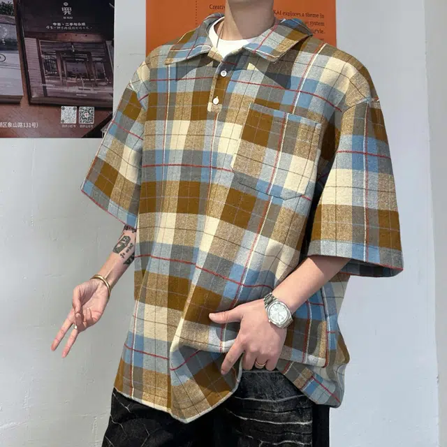 MARK WAFFLE Polo
