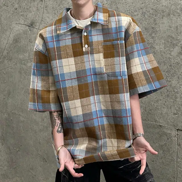 MARK WAFFLE Polo