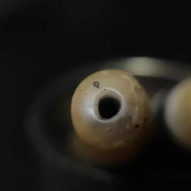 灵运宝 【师傅已加能量】#转运招财西藏藏区天珠七线天珠线珠色泽老气老矿风化油润包浆老料器磨损到位 小米珠 吊坠 男女同款情侣款