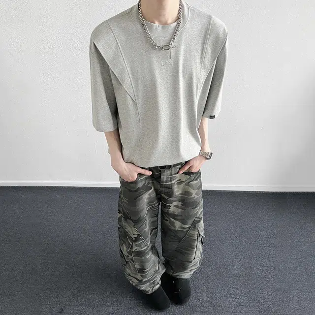 FAKE VINTAGE cleanfitT