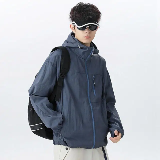 【dme】 时尚舒适休闲简约 透气凉感防晒服 男女同款