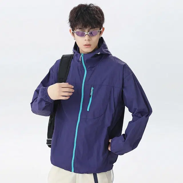【dme】 时尚舒适休闲简约 透气凉感防晒服 男女同款