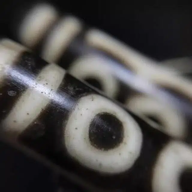 灵运宝 【师傅已加能量】#转运招财西藏藏区天珠五眼磨损到位一对老矿风化油润包浆老料器磨损到位 小米珠 吊坠 男女同款情侣款