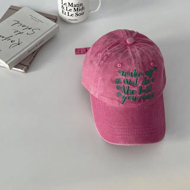 佩洛依 花朵刺绣做旧字母防晒遮阳大檐显脸小 百搭时尚 美式复古潮 棉 鸭舌帽 男女同款情侣款