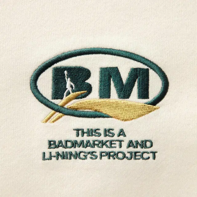 LiNing x BADMARKET LOGO