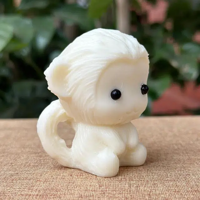 爵倾 新中式国风 可爱 小猴子文玩把件 象牙果 摆件 男女同款情侣款
