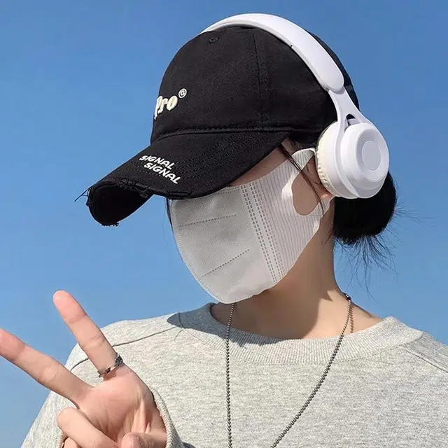 浪莎 立体字母刺绣破洞户外出行运动风百搭大头围显脸小防晒遮阳帽 棉 鸭舌帽 男女同款情侣款